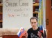 Sheldon and flags